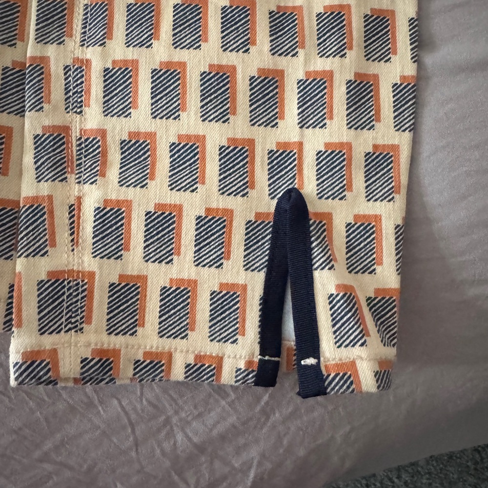 Tory Burch Ankle & Cropped Jeans - Orange and Black - Picture 8 of 8